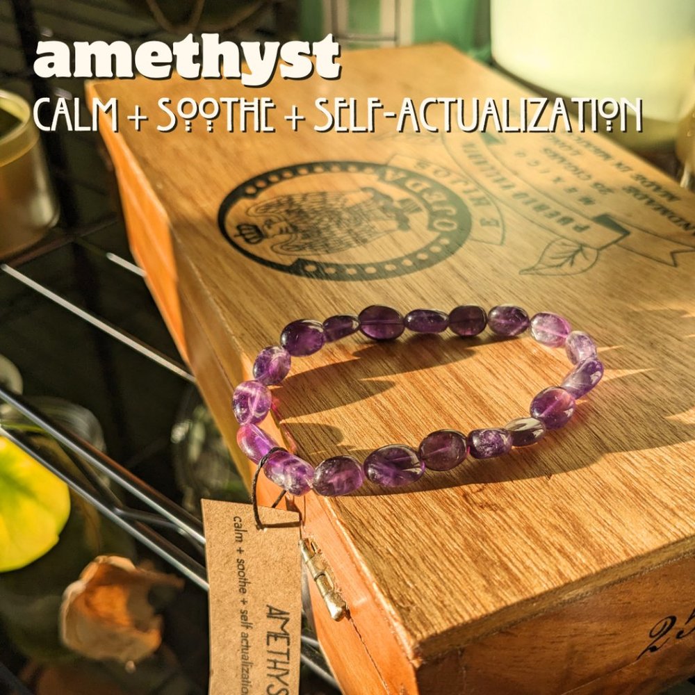 Amethyst Gemstone Bracelet